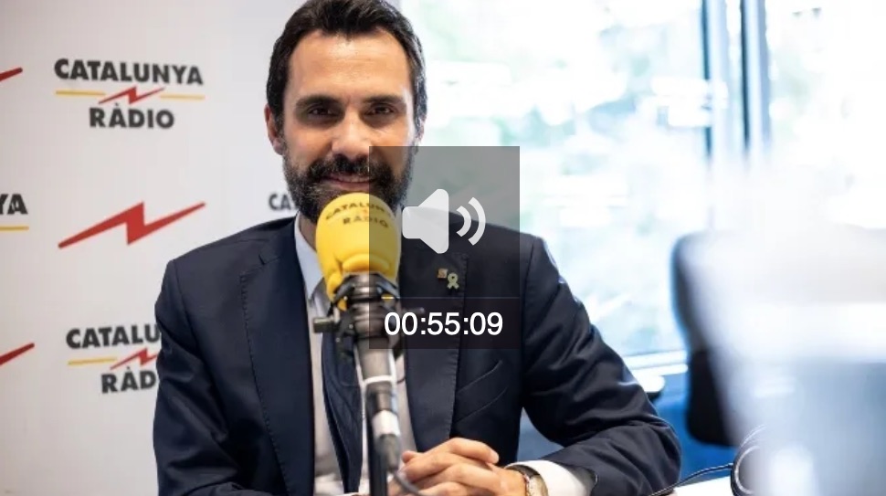 Roger Torrent: «Me gustaría que las grandes empresas que tomaron la sede de Cataluña regresaran»
